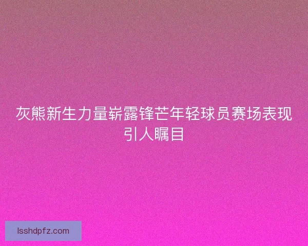 灰熊新生力量崭露锋芒年轻球员赛场表现引人瞩目